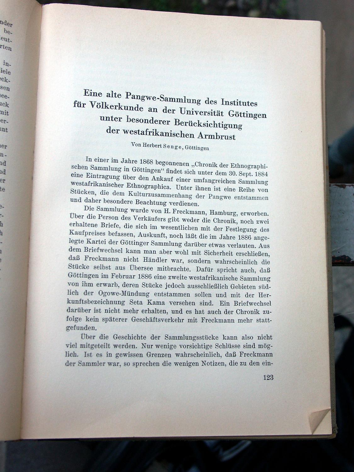 zz-plis39,s.123 eine alte pangwe-sammlung,herbert senge,1939
